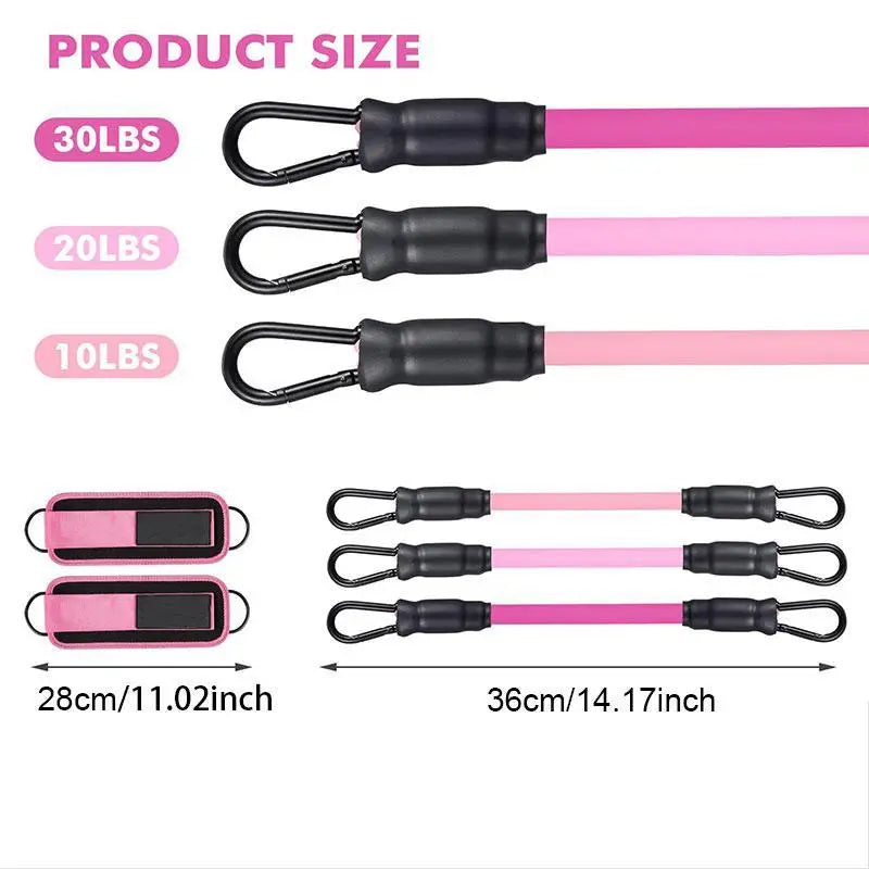 5-Pack Resistance Bands for Legs & Hips ððŠ