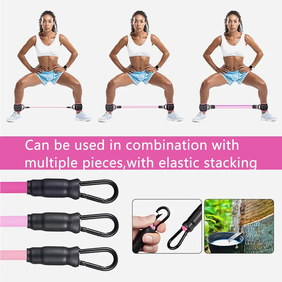 5-Pack Resistance Bands for Legs & Hips 🍑💪